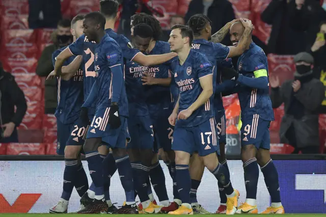 Arsenal celebrate