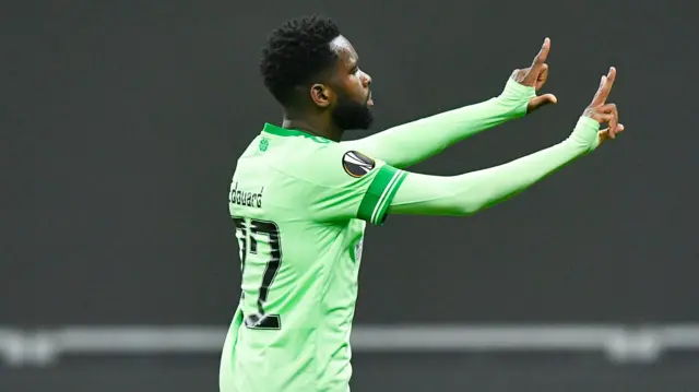 Odsonne Edouard made it 2-0 to Celtic with a lovely finish