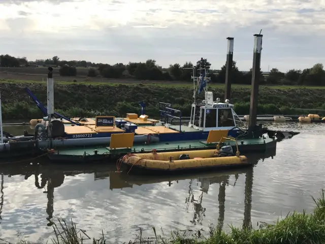 Dredging on the River Steeping