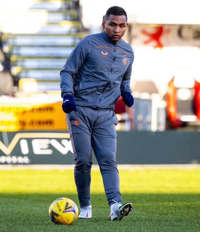 Striker Alfredo Morelos