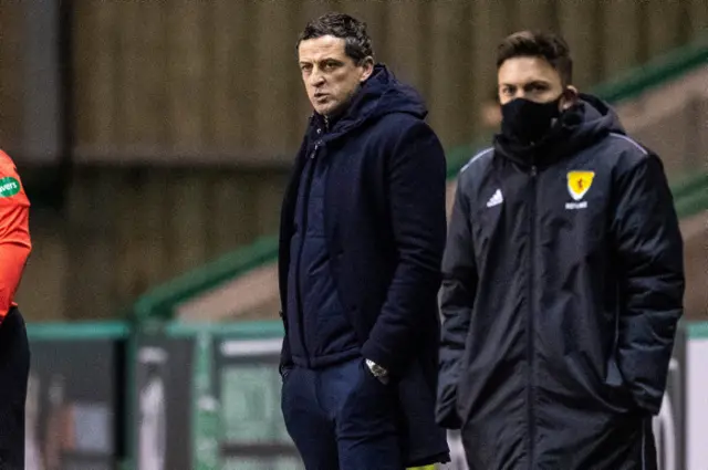 Hibs manager Jack Ross