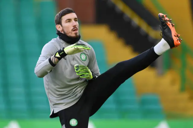 Celtic goalkeeper Vasilis Barkas