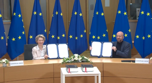 Charles Michel and Ursula Von Der Leyen