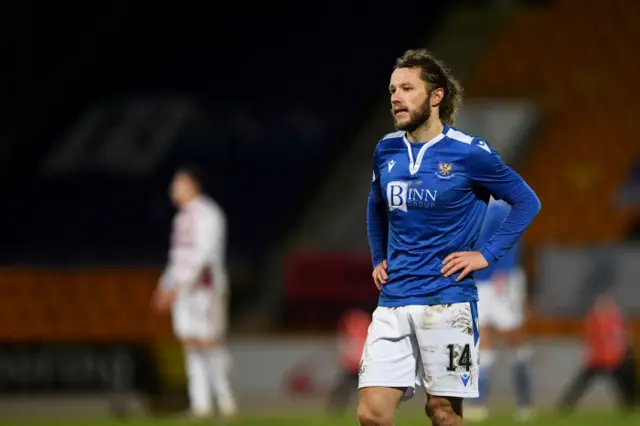 St Johnstone forward Stevie May