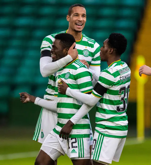 Celtic celebrate Soro's goal