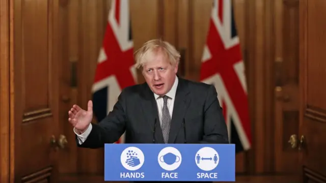 Boris Johnson on 30 December