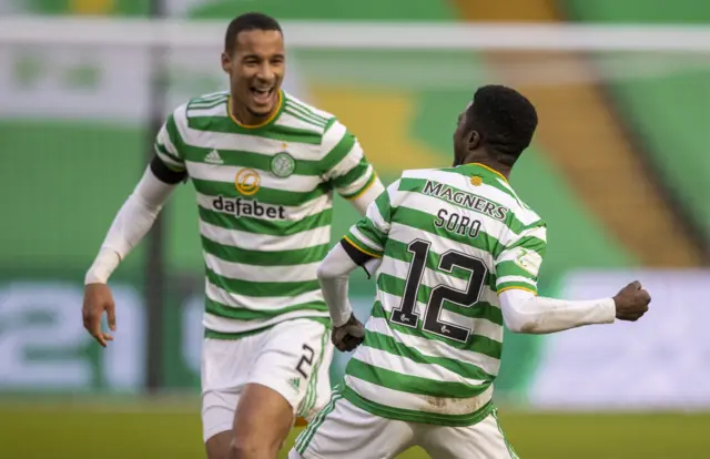 Ismaila Soro's first Celtic goal opened the scoring