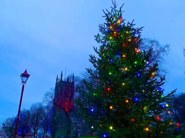 Ilkeston Christmas tree