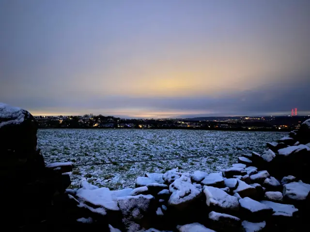 Snow in Huddersfield