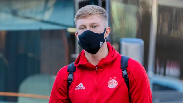 Ross McCrorie returns to the Aberdeen line-up after sitting out the previous three games