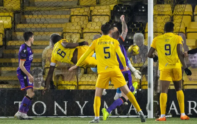 Marvin Bartley scores for Livingston