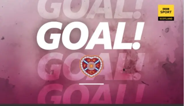 Hearts goal