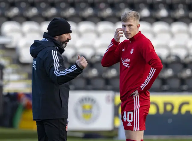 Derek McInnes and Ross McCrorie