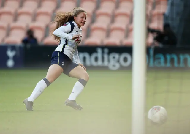 Angela Addison scores for Tottenham