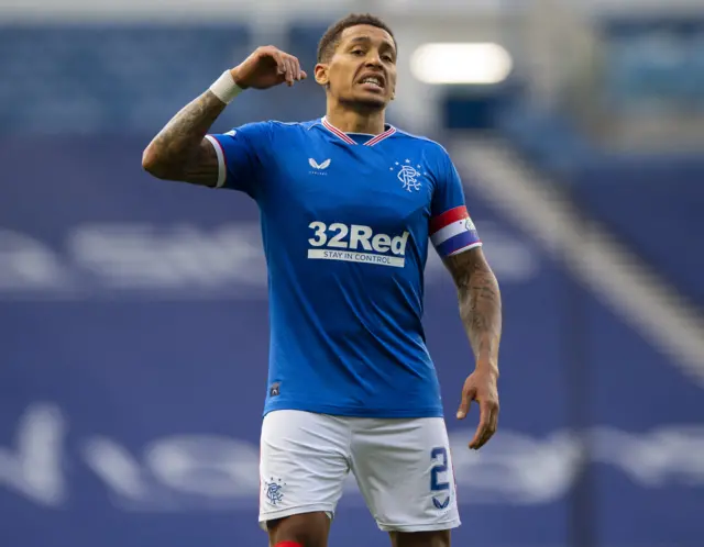 Rangers captain James Tavernier