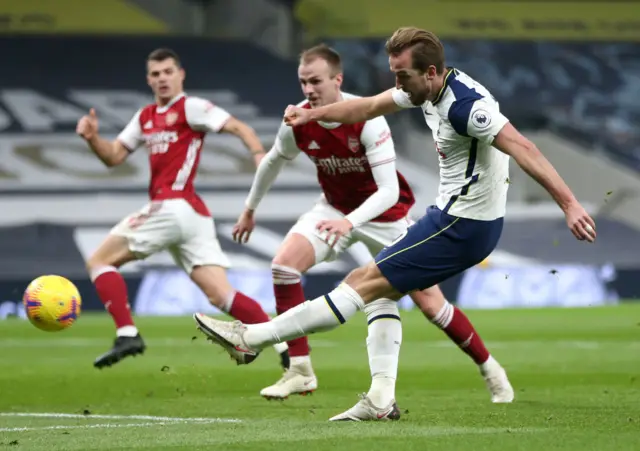 Harry Kane scores for Tottenham