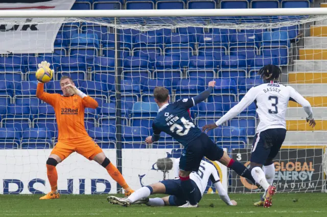 Allan McGregor saves to deny Ross County's Harry Paton