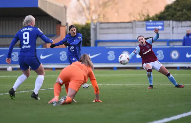 Sam Kerr scores her second