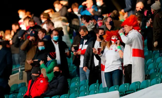 Fans at Twickenham