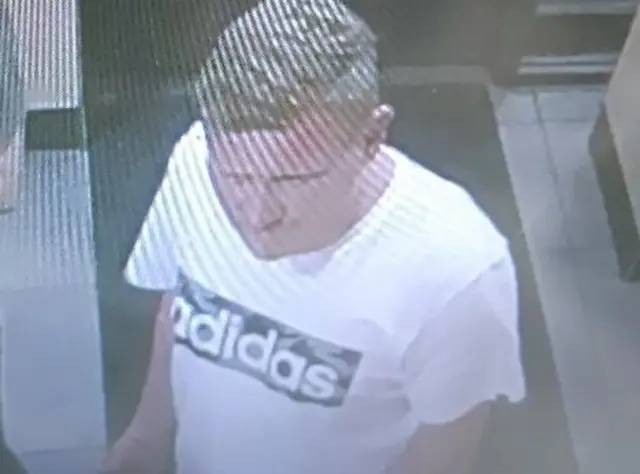 CCTV image of man