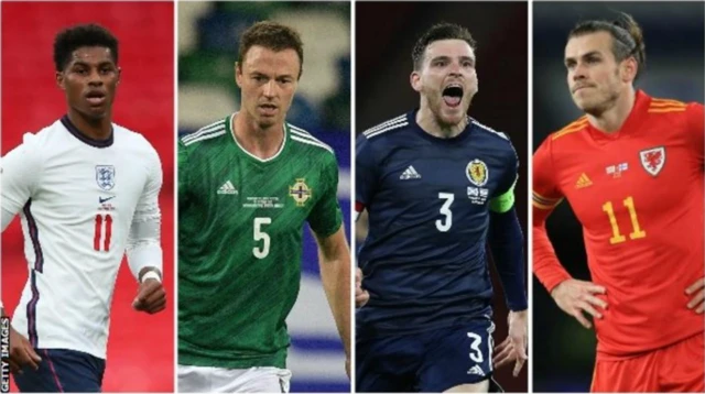 The Home Nations learned their World Cup qualifying draws