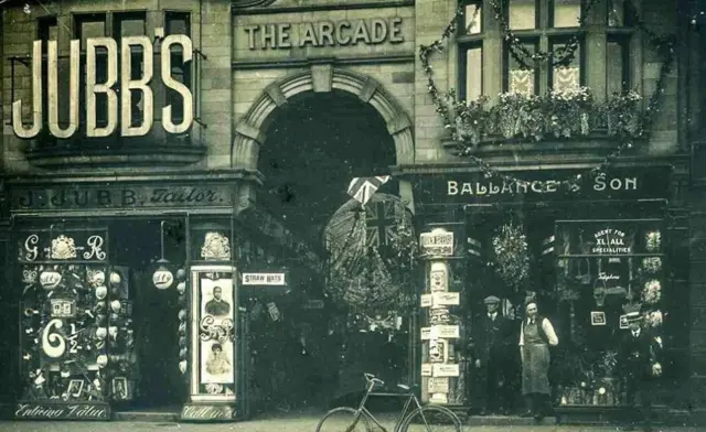 Dewsbury Arcade in Victorian era