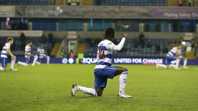 QPR take the knee