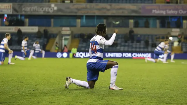 QPR players take the knee