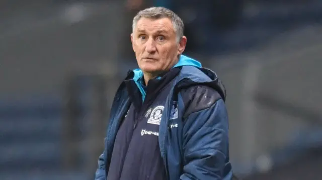 Blackburn Rovers manager Tony Mowbray