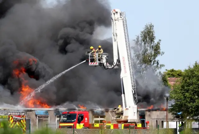 Fire at Harrington Junior School