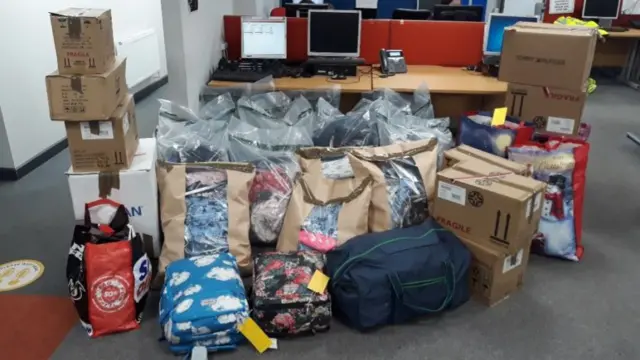 Seized items