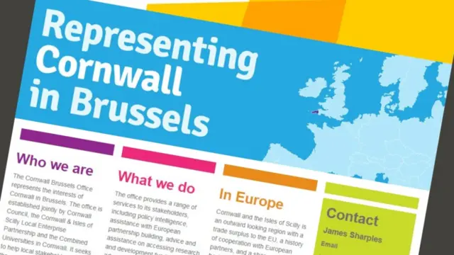 Cornwall Brussels Office website