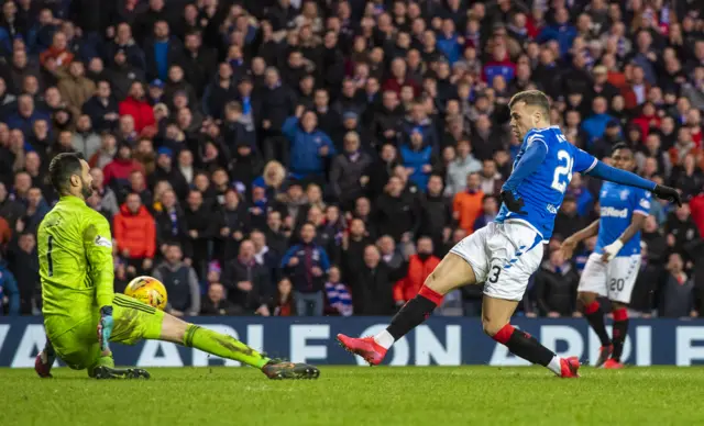 Florian Kamberi could not find a goal on his Rangers debut