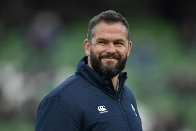 Andy Farrell smiling