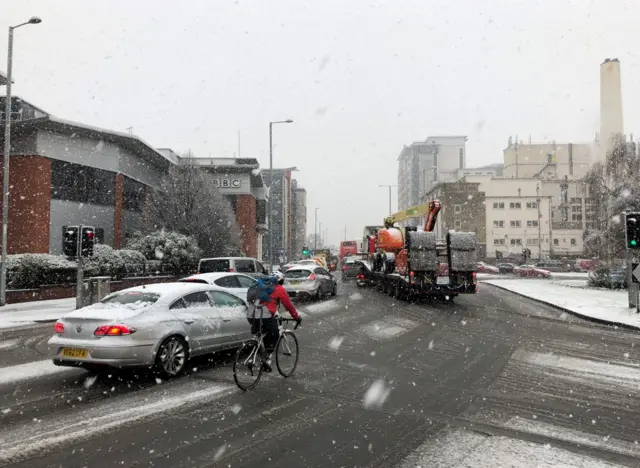 Snow in Nottingham