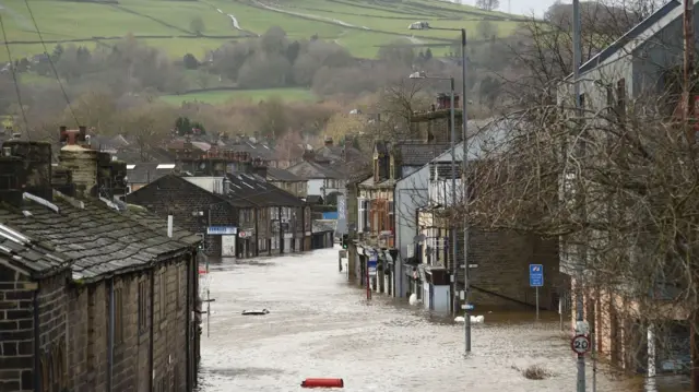 flooding in Mytholmroyd