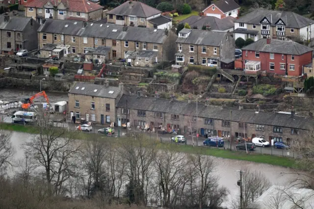 Flooding in Mytholmroyd