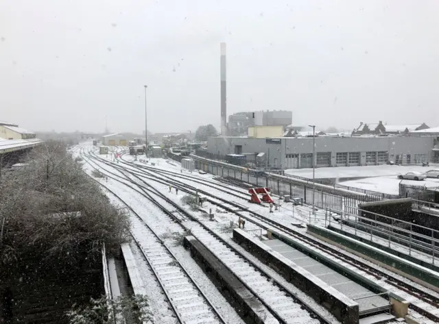 Snow in Nottingham