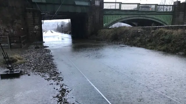 Flooding at Kirkstall