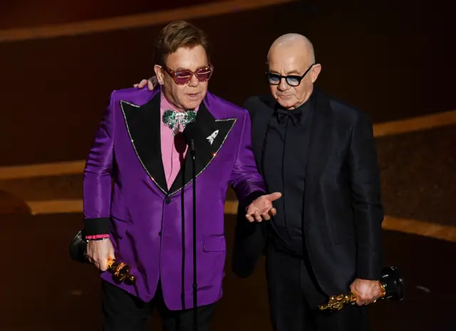 Elton John and Bernie Taupin