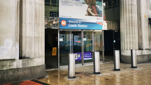 Leeds station entrance