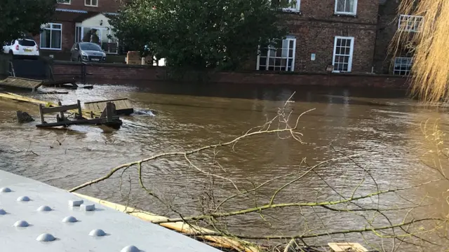 Flooding in Cawood