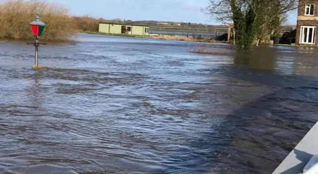 River Ouse at Cawood bridge