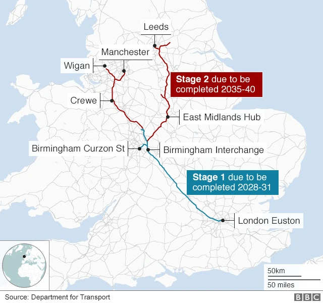 HS2 Map