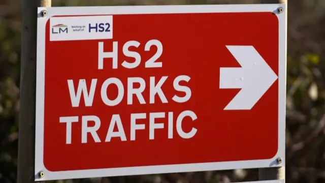 HS2 sign