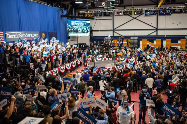 Bernie Sanders rally