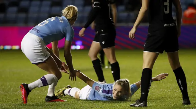 Gemma Bonner celebrates goal