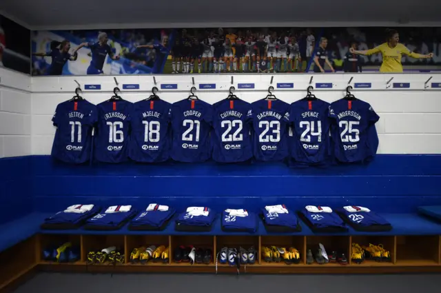 Chelsea dressing room