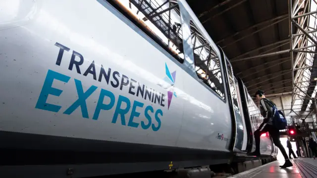 A TransPennine Train