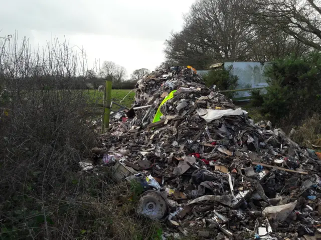 Fly-tipping Hinckley Bosworth Borough Council